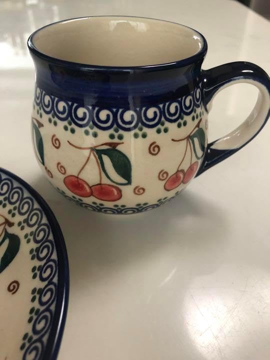 ポーリッシュポタリー ハンドル付き オーブン 皿 2セット